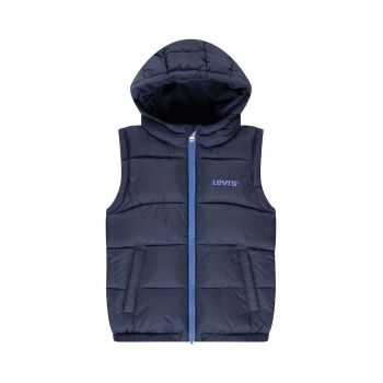 Levi's vesta copii ESSENTIAL VEST culoarea albastru marin, 8EL259