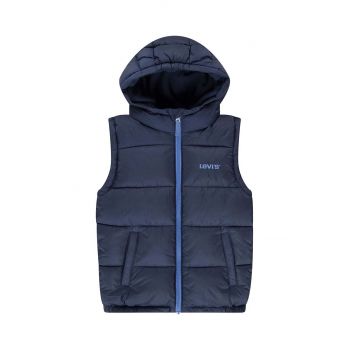 Levi's vesta copii ESSENTIAL VEST culoarea albastru marin, 9EL259