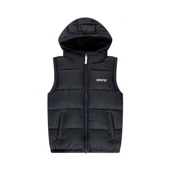 Levi's vesta copii ESSENTIAL VEST culoarea negru, 9EL259