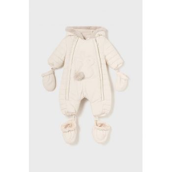 Mayoral Newborn combinezon bebe culoarea bej, 2620