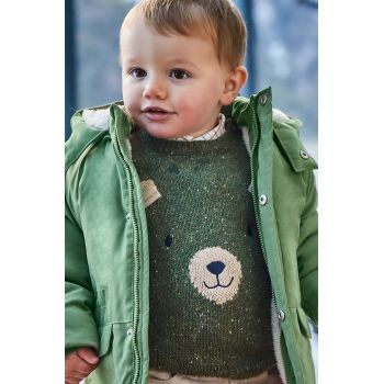 Mayoral pulover bebe culoarea verde, light, 2314