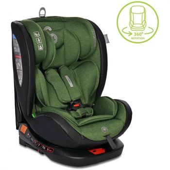 Scaun Auto Ares Isofix i-Size Rotativ 360 Grade 40-150 cm 0 luni-12 ani Green