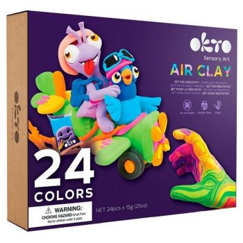 Set de Creatie Air Clay 24 Culori