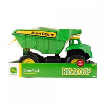 Set Jucarii pentru Nisip John Deere Big Scoop Basculanta cu Accesorii 3Ani+ Verde/Galben