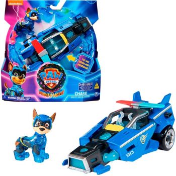 Spin Master Paw Patrol Mighty movie - Chase's basic vehicle with puppy figure, toy vehicle