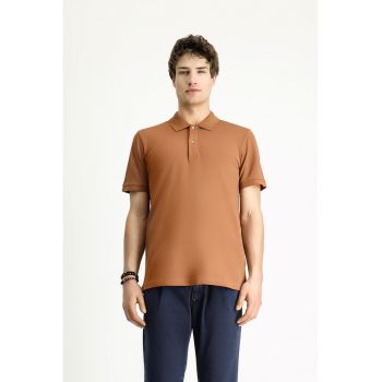 Tricou polo slim fit