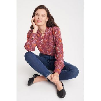 Bluza cu imprimeu paisley