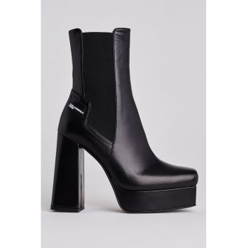 Botine Chelsea de piele