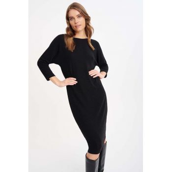 Rochie midi cu maneci 3/4