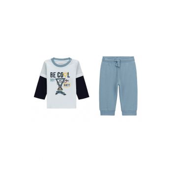 Set de bluza cu imprimeu si pantaloni de trening