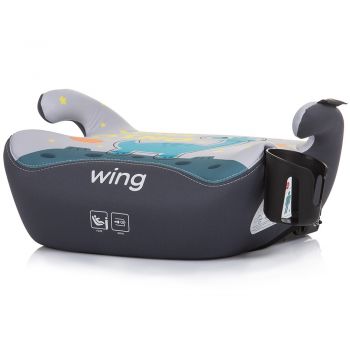 Inaltator auto Chipolino Wing cu sistem Isofix I-Size 125-150 cm space dino