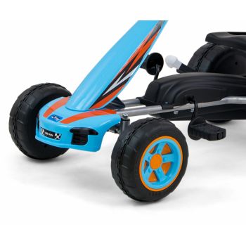 Kart cu pedale robust +3 ani Viper blue