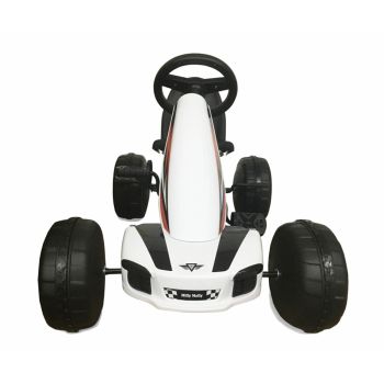 Kart cu pedale robust +3 ani Viper white