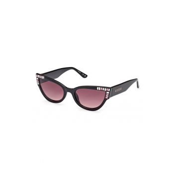 Ochelari de soare cat-eye decorati cu cristale