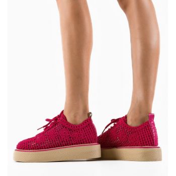 Pantofi Casual Ystory Fuchsia de firma originala