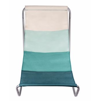 Sezlong pliabil de plaja sau gradina 50x95 cm cu geanta Pastel Blue