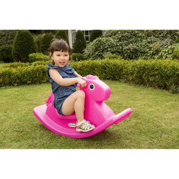 Balansoar calut Little Tikes roz