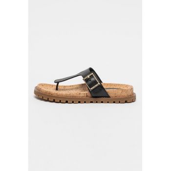 Papuci flip-flop din piele Easton