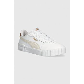 Puma sneakers Carina 2.0 culoarea alb, 385849