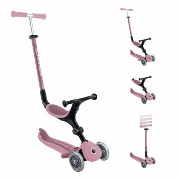 Trotineta Globber Go-Up 4 in 1 Active Ecologic roz pal