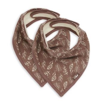 Baveta bandana din bumbac, set de 2 bucati, Meadow Chestnut