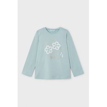 Bluza de bumbac cu imprimeu