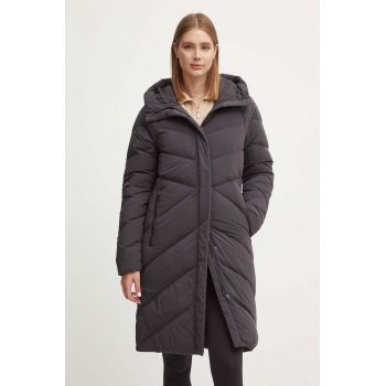 Jack Wolfskin geaca de puf femei, culoarea gri, de iarna