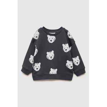 Bluza de trening cu maneci cazute Tiger