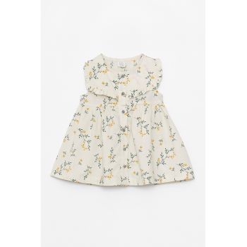 Rochie baby-doll cu imprimeu floral