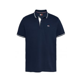 Tricou polo de bumbac cu logo