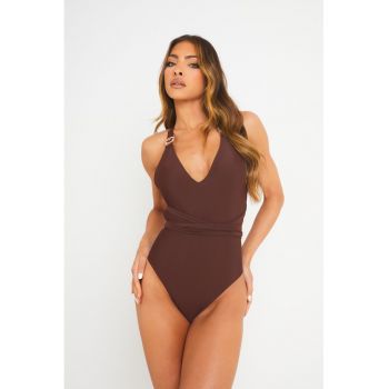 Costum de baie intreg cu bretele incrucisate pe spate Amour 4853