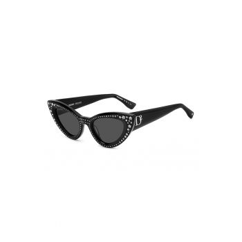 Ochelari de soare cat-eye cu strasuri