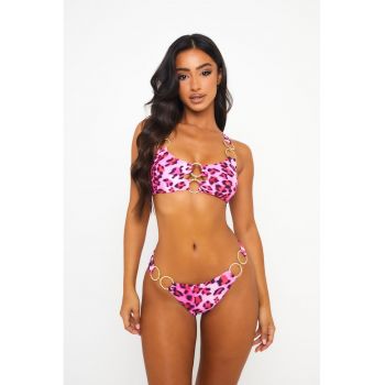 Sutien de baie cu animal print