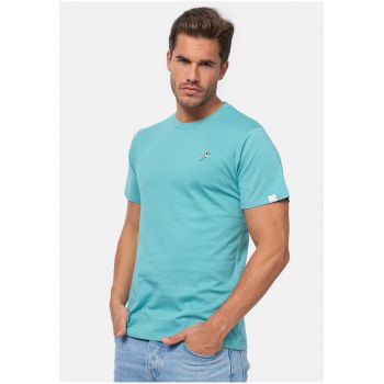 Tricou cu broderie pe piept Feder 2965