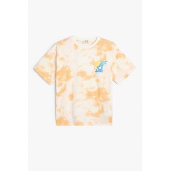 Tricou cu imprimeu TIe-dye