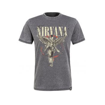 Tricou unisex cu imprimeu Nirvana