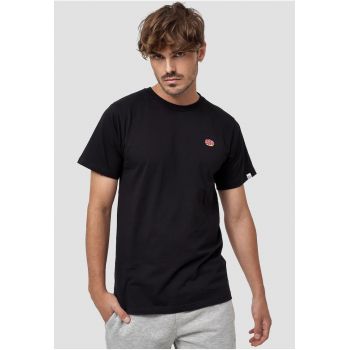 Tricou cu broderie pe piept Donut 2967