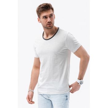 Tricou din bumbac cu decolteu rotund