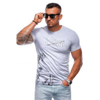 Tricou din bumbac cu imprimeu text