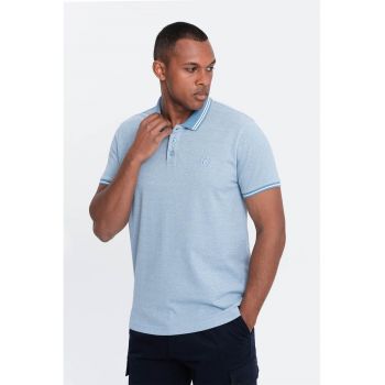 Tricou polo cu garnituri contrastante