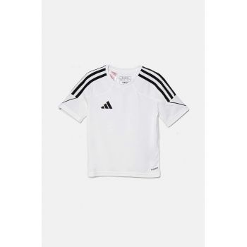 adidas Performance tricou copii TIRO 23SY culoarea alb, cu imprimeu, HR4620