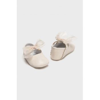 Mayoral Newborn pantofi pentru bebelusi culoarea bej, 9791