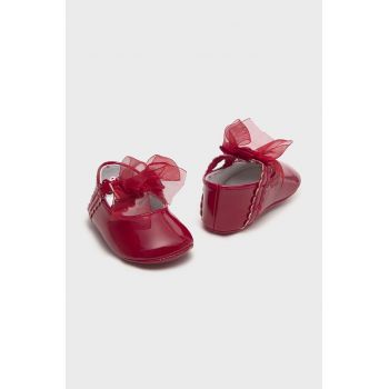 Mayoral Newborn pantofi pentru bebelusi culoarea rosu, 9791