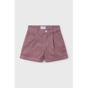 Mayoral pantaloni scurti copii culoarea roz, neted, 4219