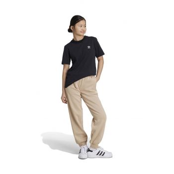 adidas Originals pantaloni de trening pentru copii BOYFRIEND PANTS culoarea bej, neted, IX7646