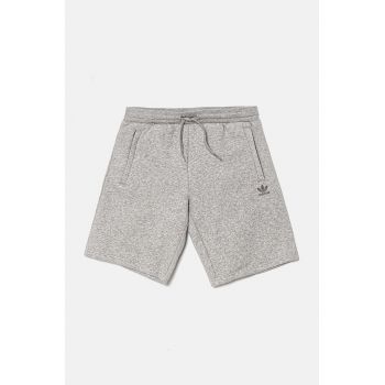 adidas Originals pantaloni scurti copii SHORTS culoarea gri, melanj, talie reglabila, IX5237