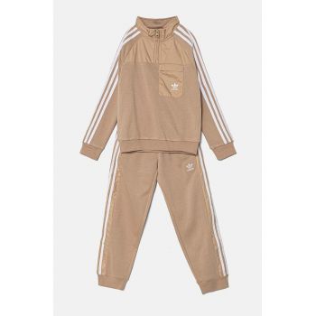 adidas Originals trening copii CREW SET HZ culoarea bej, IX9989