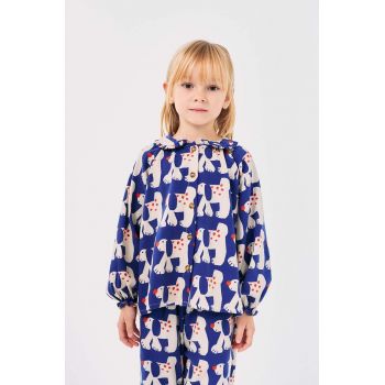 Bobo Choses bluza copii Fairy Dog culoarea albastru marin, modelator, 224AC029