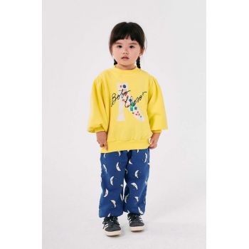 Bobo Choses pantaloni de trening din bumbac pentru copii Beneath The Moon modelator, 224AC080