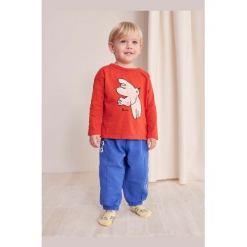 Bobo Choses pantaloni de trening pentru bebeluși Diamonds cu imprimeu, 224AB062